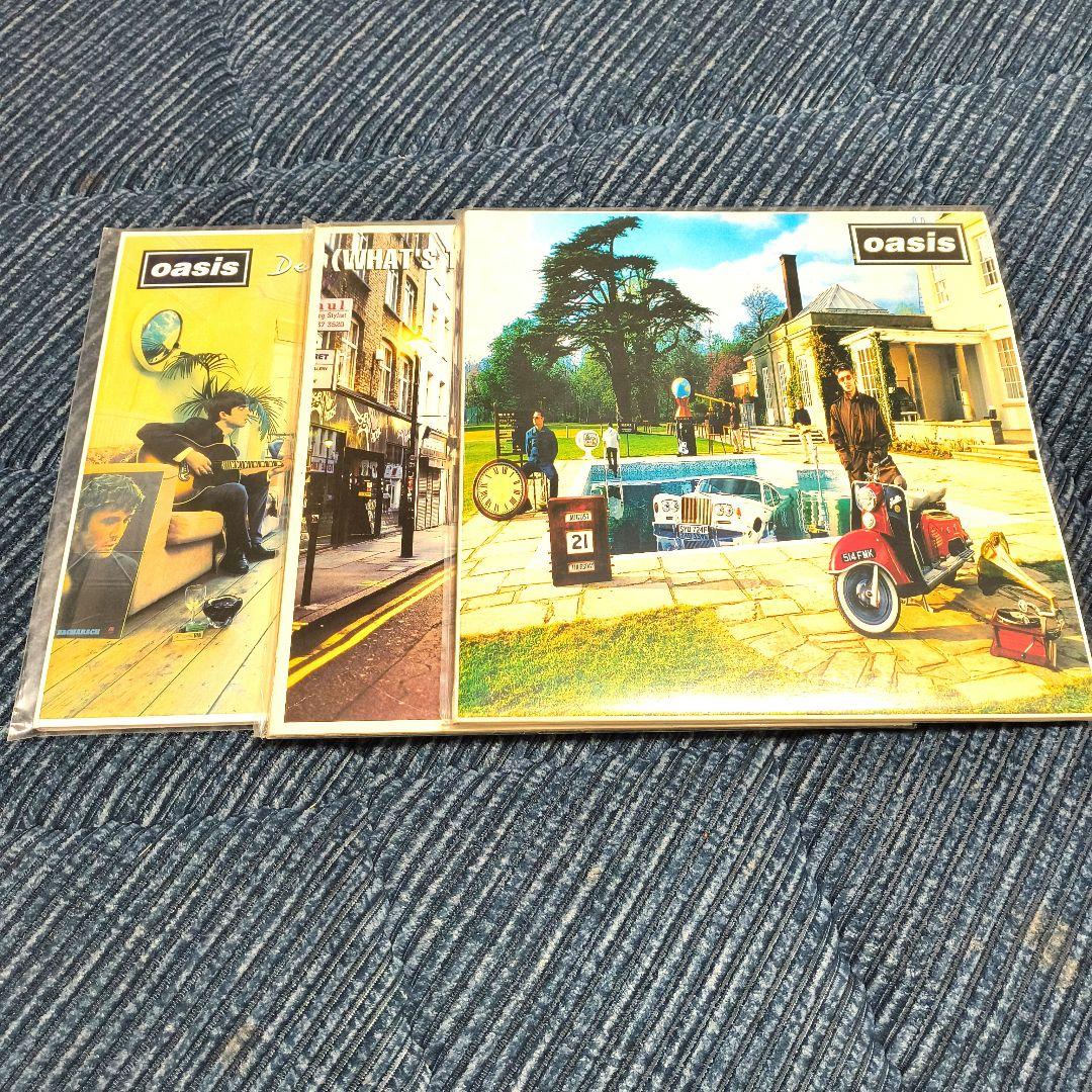 Oasis 初期作品３枚 2枚組LP