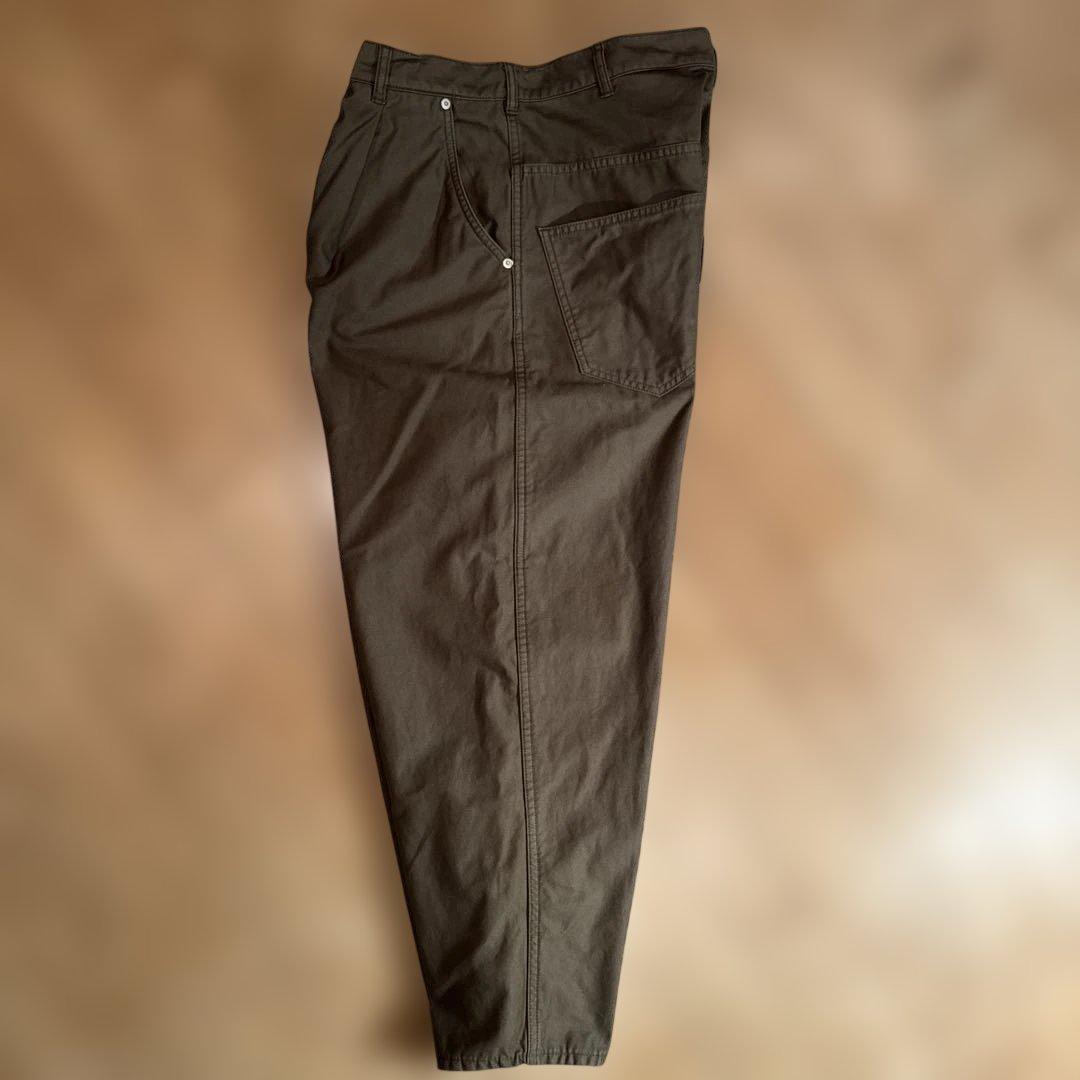 COMME DES GARÇONS HOMME 22ss タックテーパードパンツ