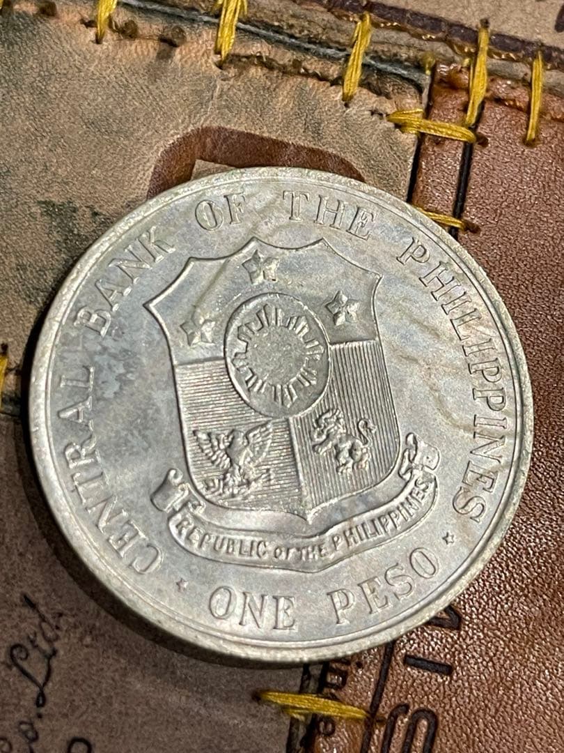 フィリピン　1965年　100周年　1ペソ　銀貨