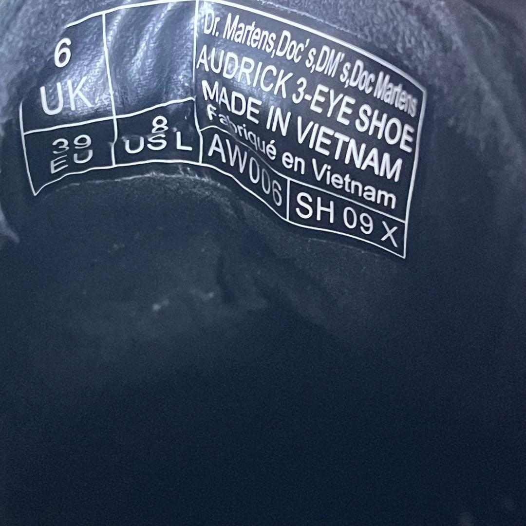 ❤️【極美品】Dr.Martin AUDRICK 3-EYE 厚底ブラック25cm