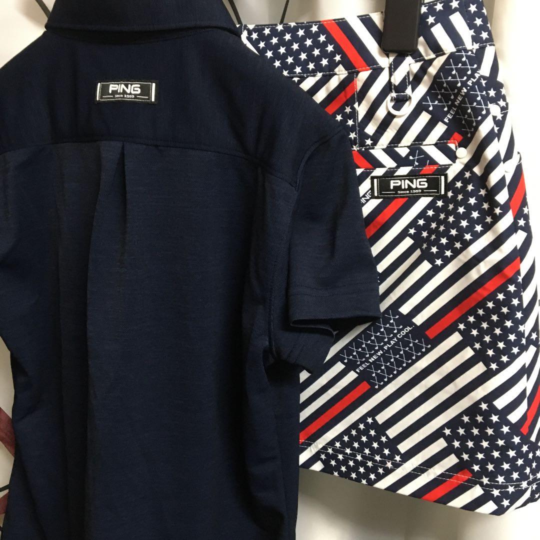 ping ピン　レディース　セットアップ　星条旗　上下