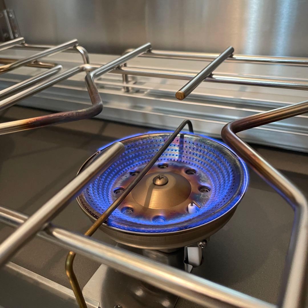 【美品】スノーピーク ギガパワーツーバーナー 液出し/収納バッグ付