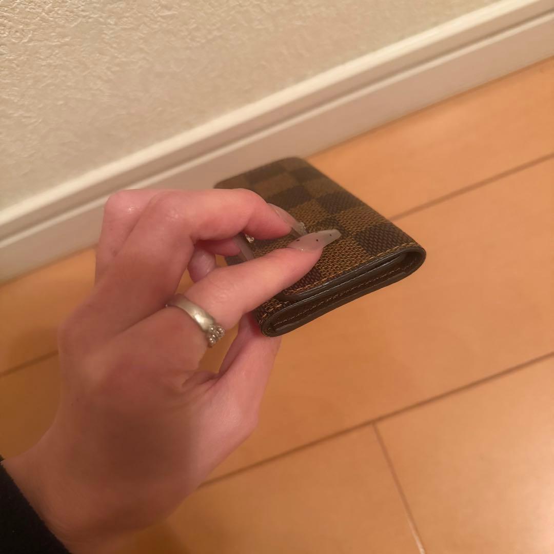 ルイヴィトン　ダミエ　ミュルティクレ　4連　レザー　モノグラム　キーケース