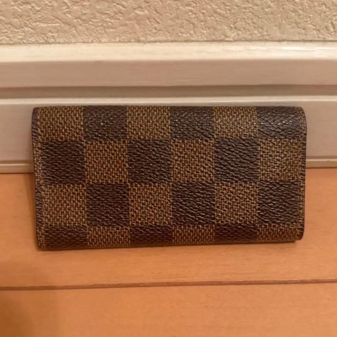 ルイヴィトン　ダミエ　ミュルティクレ　4連　レザー　モノグラム　キーケース