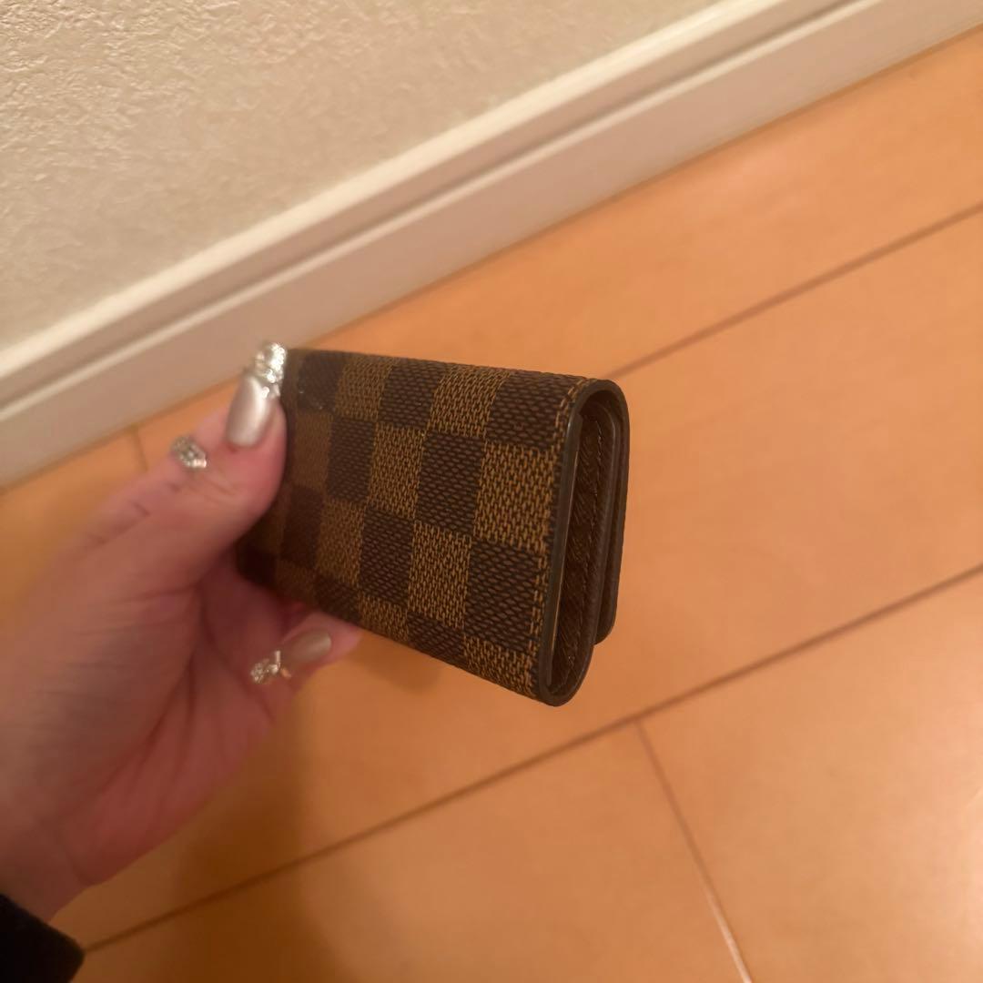 ルイヴィトン　ダミエ　ミュルティクレ　4連　レザー　モノグラム　キーケース