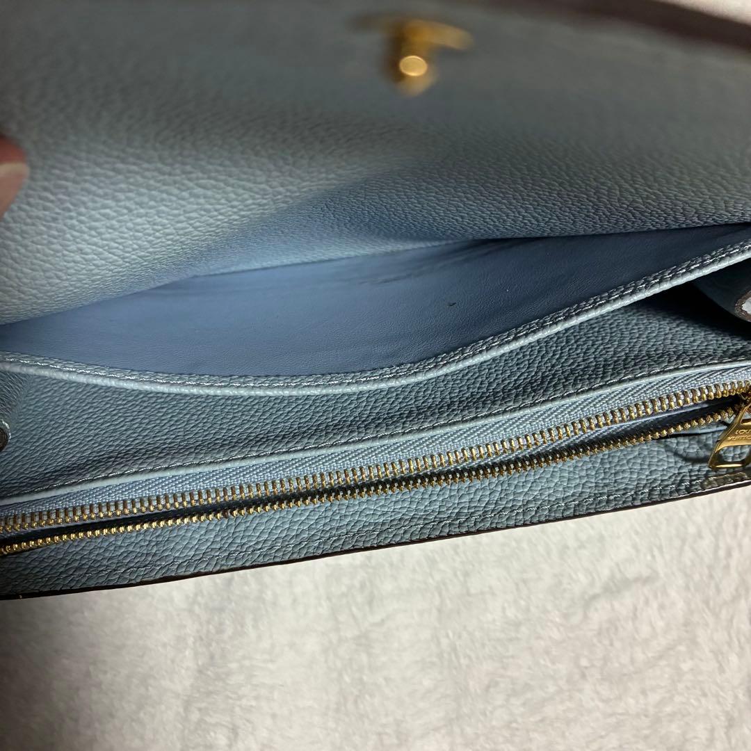 ルイヴィトン ポルトフォイユ・サラ アンプラント 2023春夏限定カラー ブルー