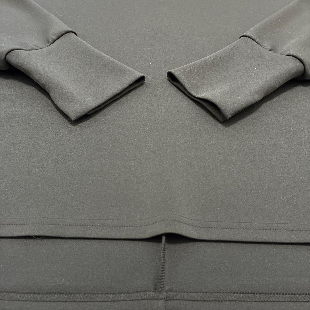 美品✨【RIVE DROITE】ダンボールポンチョプルオーバー　チャコールグレー