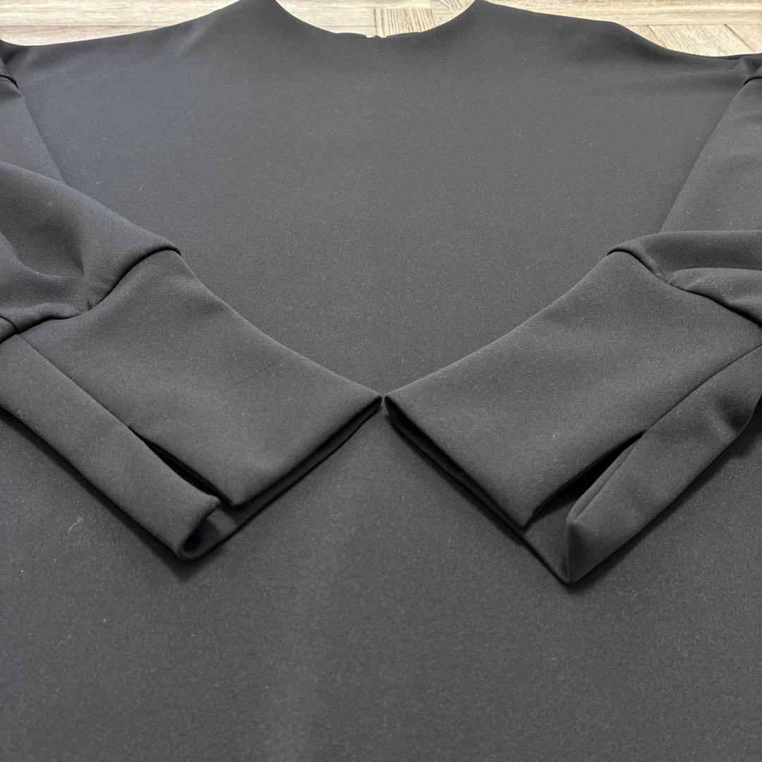 美品✨【RIVE DROITE】ダンボールポンチョプルオーバー　チャコールグレー