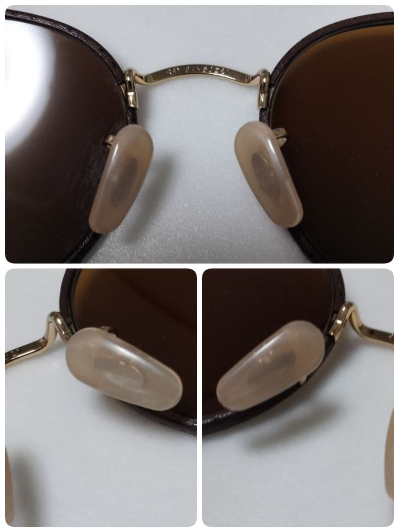 Ray-Ban レザー編み上げモデル サングラス RＢ3475Q 極美品