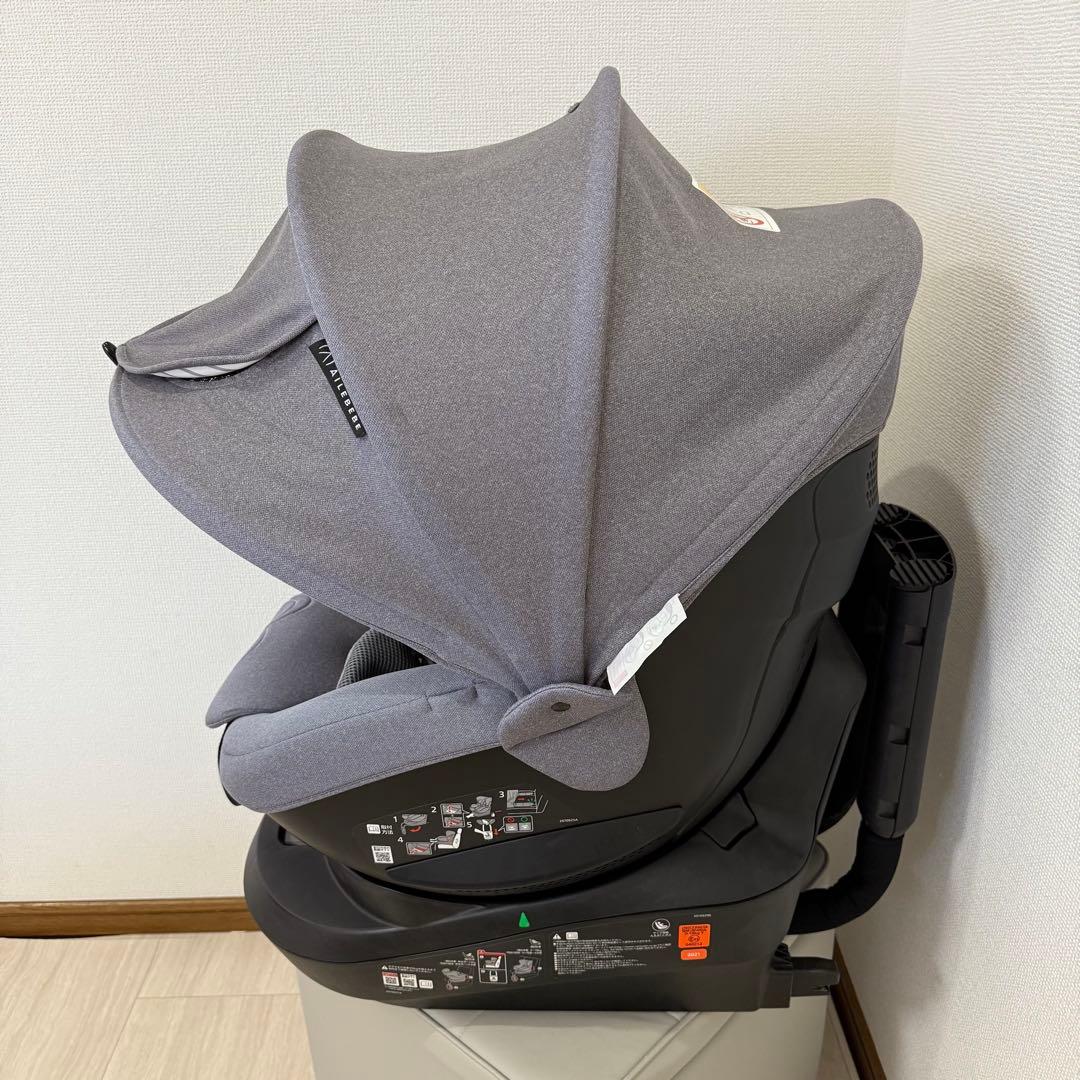 【美品】新生児 エールべべクルット5iプレミアム グレーラテ