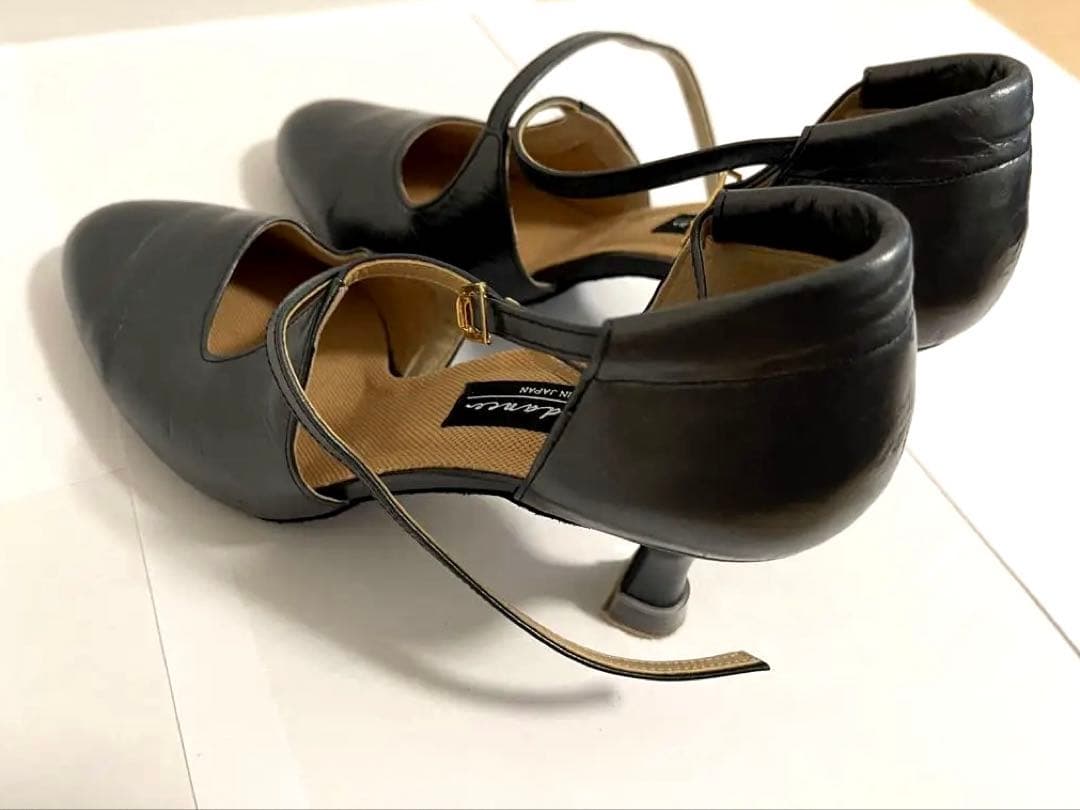 KENT 社交ダンスモダンラテン兼用シューズ 7cm フレアヒール