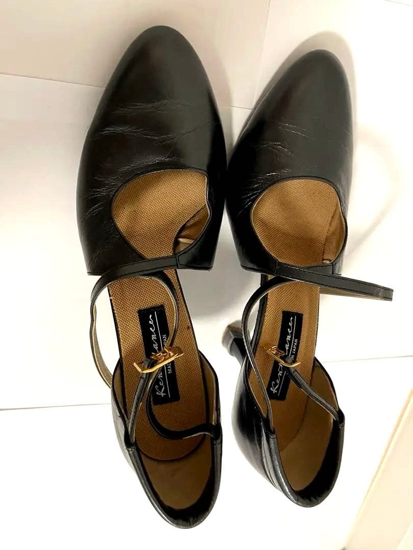 KENT 社交ダンスモダンラテン兼用シューズ 7cm フレアヒール