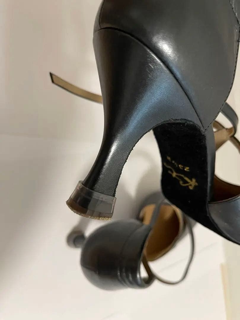 KENT 社交ダンスモダンラテン兼用シューズ 7cm フレアヒール