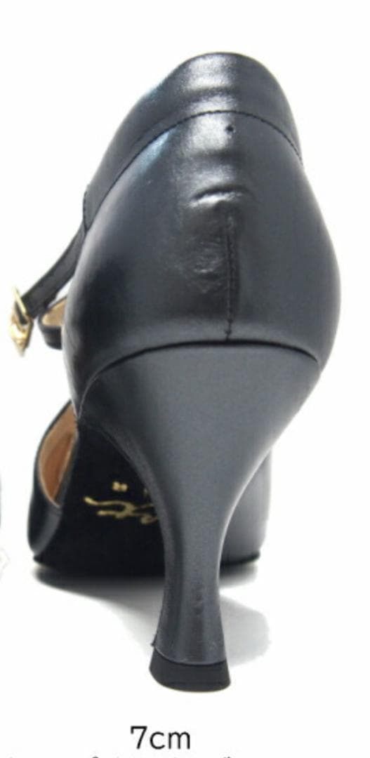 KENT 社交ダンスモダンラテン兼用シューズ 7cm フレアヒール