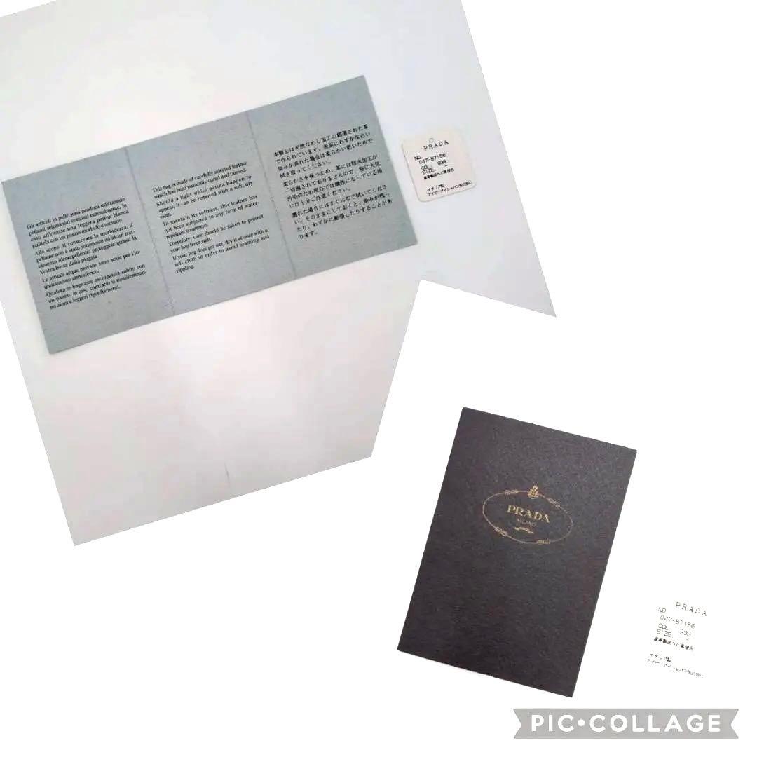 PRADA プラダ パイソン ショルダーバッグ 肩掛け 斜めがけ ベージュ 茶