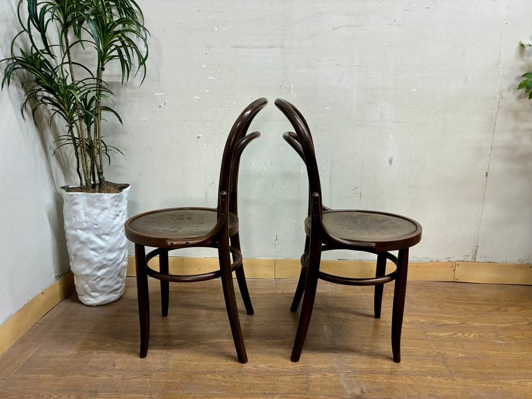 ゆずぺい管449☆秋田木工☆ヴィンテージ☆ベントウッドチェアー☆曲げ木椅子