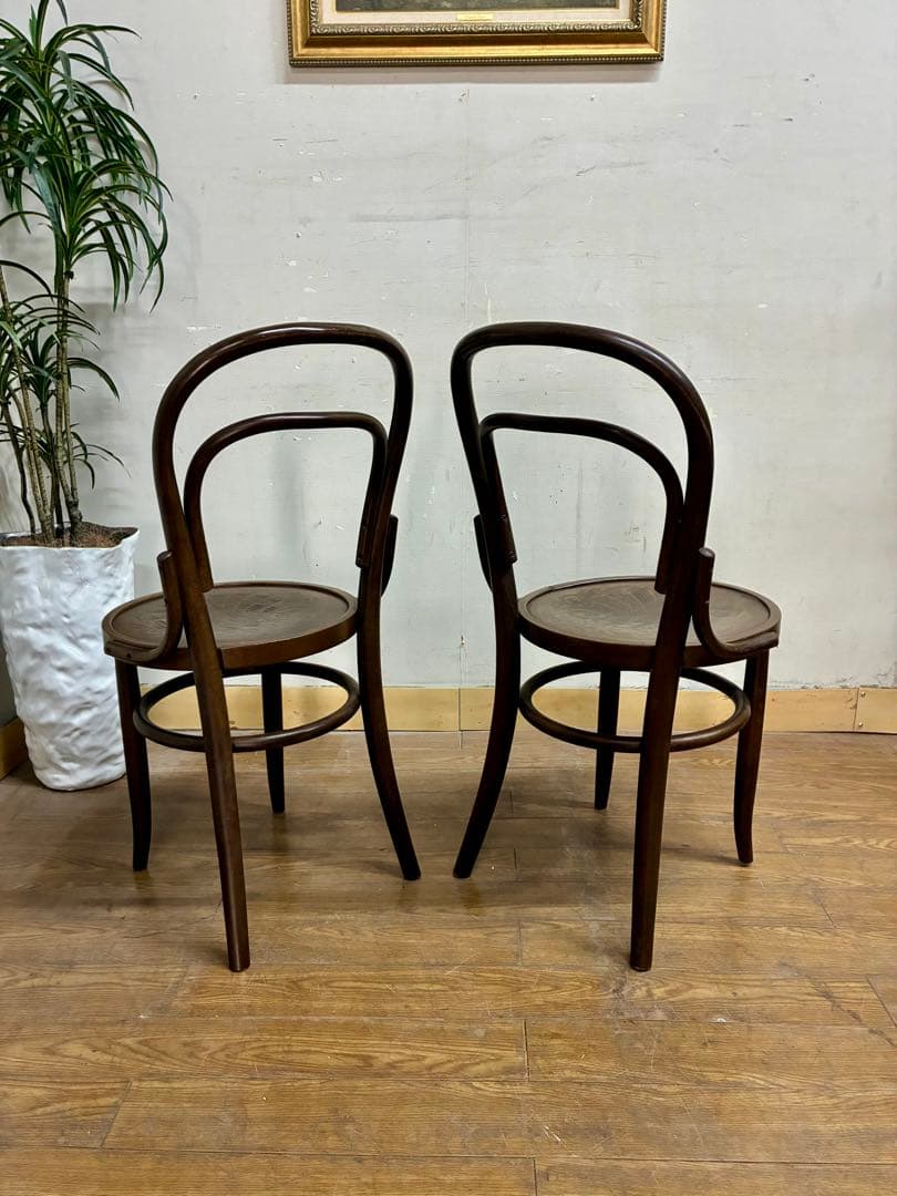 ゆずぺい管449☆秋田木工☆ヴィンテージ☆ベントウッドチェアー☆曲げ木椅子