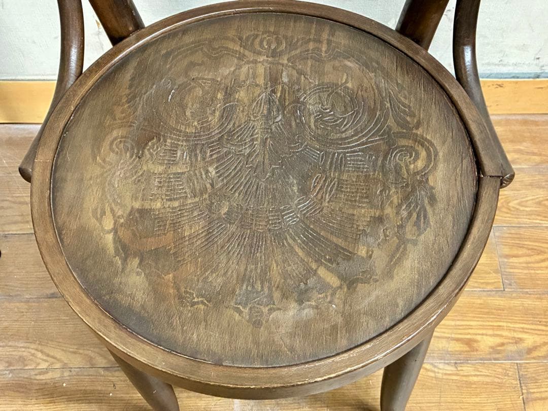 ゆずぺい管449☆秋田木工☆ヴィンテージ☆ベントウッドチェアー☆曲げ木椅子