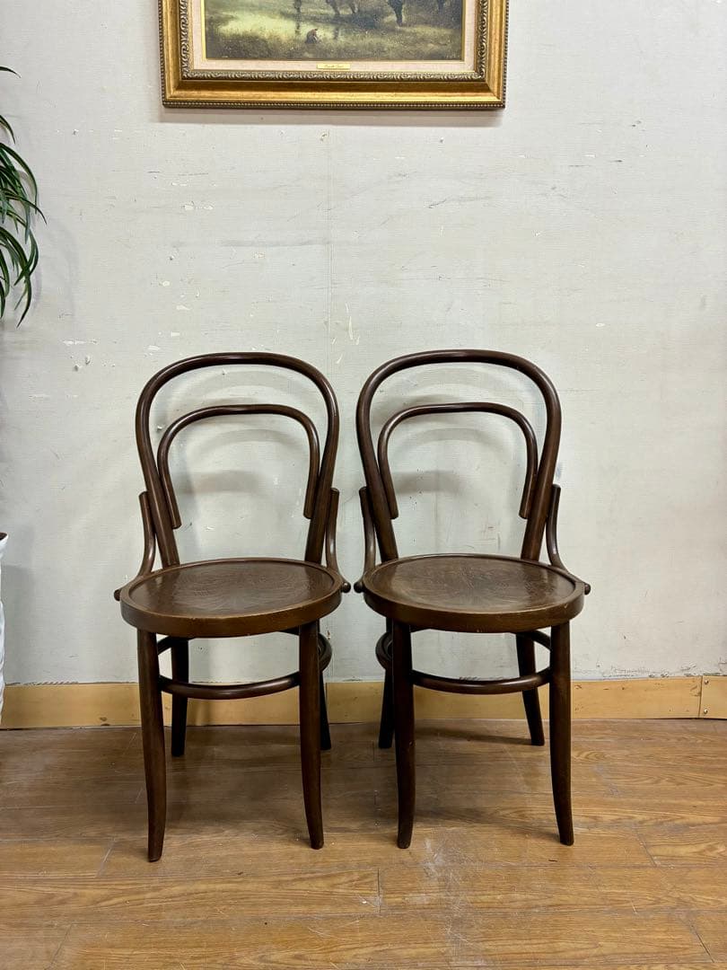 ゆずぺい管449☆秋田木工☆ヴィンテージ☆ベントウッドチェアー☆曲げ木椅子