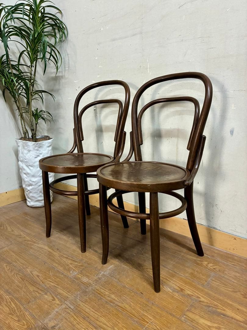 ゆずぺい管449☆秋田木工☆ヴィンテージ☆ベントウッドチェアー☆曲げ木椅子