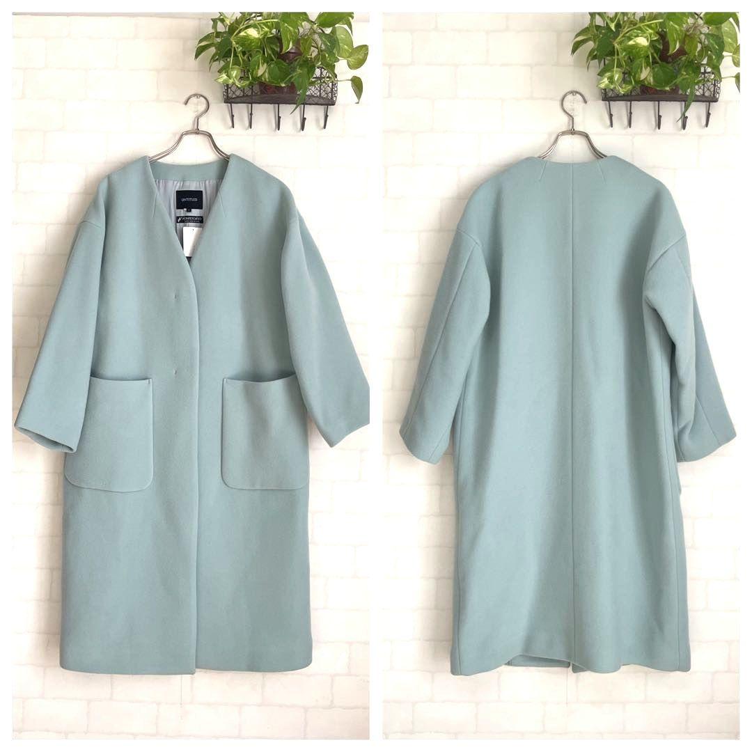 プロフ必読MRJ 新品タグ付アンタイトル ポンテベロアノーカラーコート