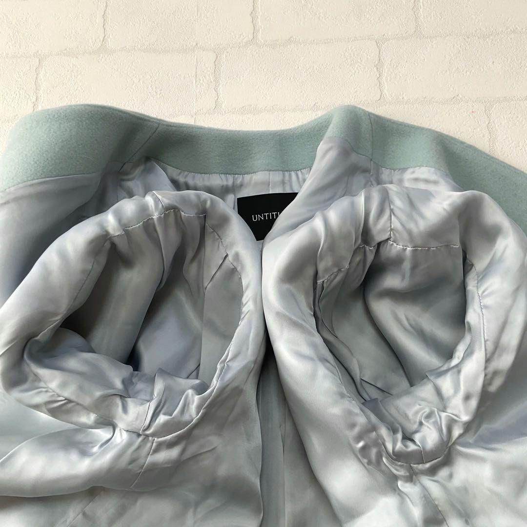 プロフ必読MRJ 新品タグ付アンタイトル ポンテベロアノーカラーコート