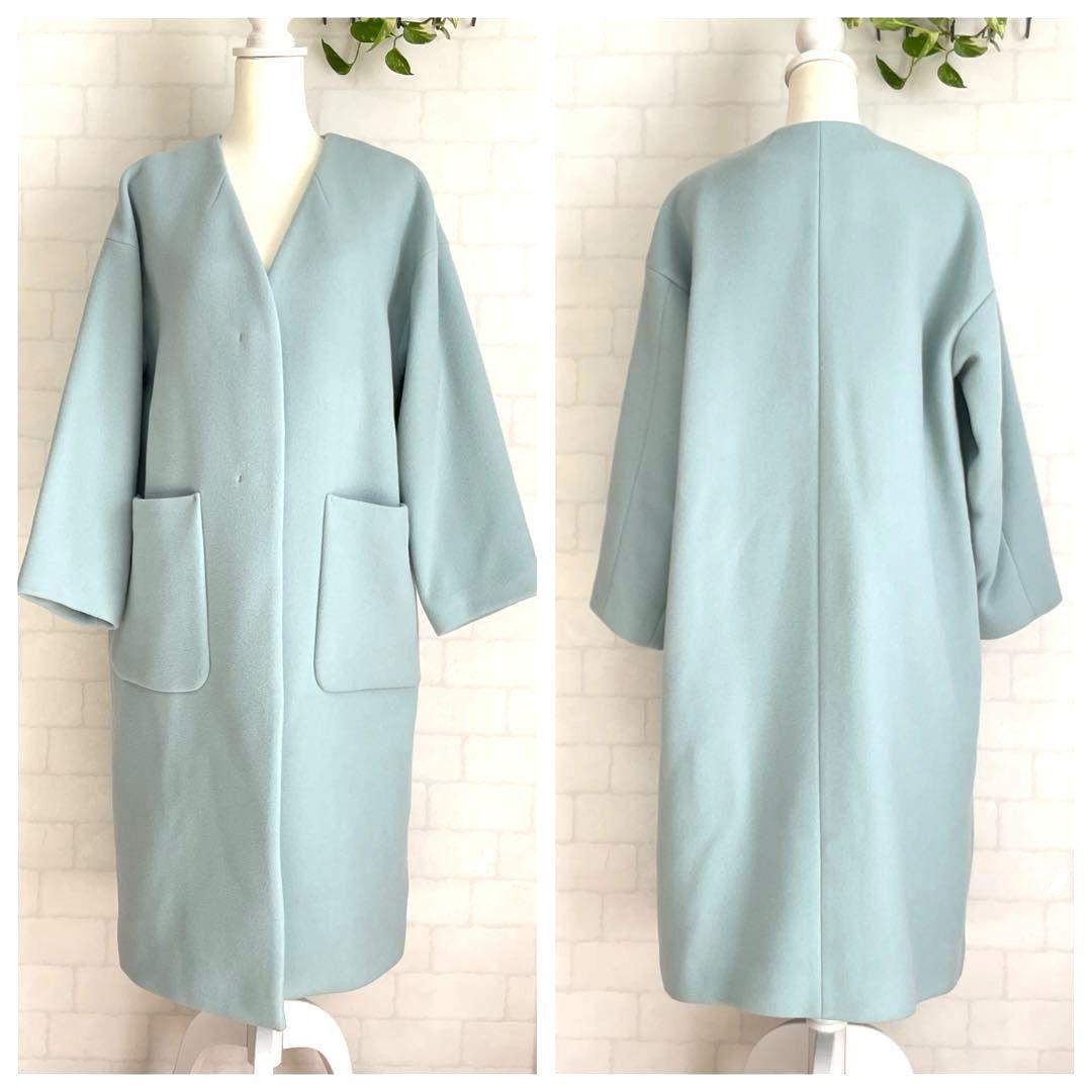 プロフ必読MRJ 新品タグ付アンタイトル ポンテベロアノーカラーコート