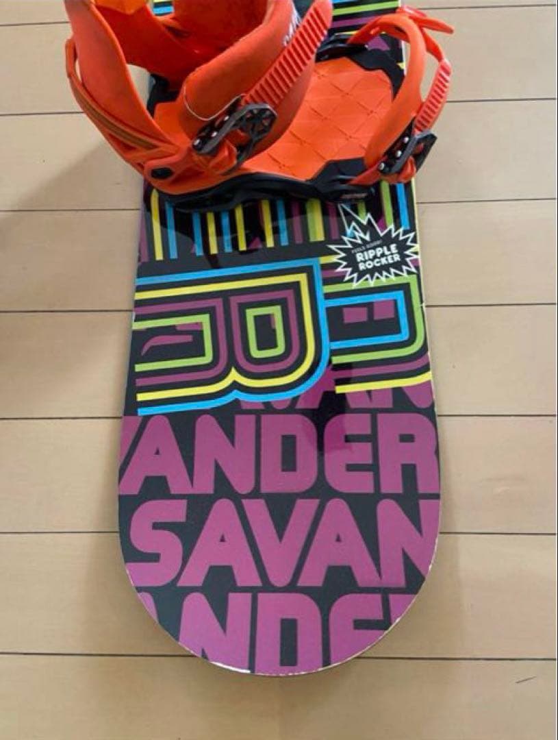 スノーボード SAVANDER 151cmビンディング SALOMON Mセット