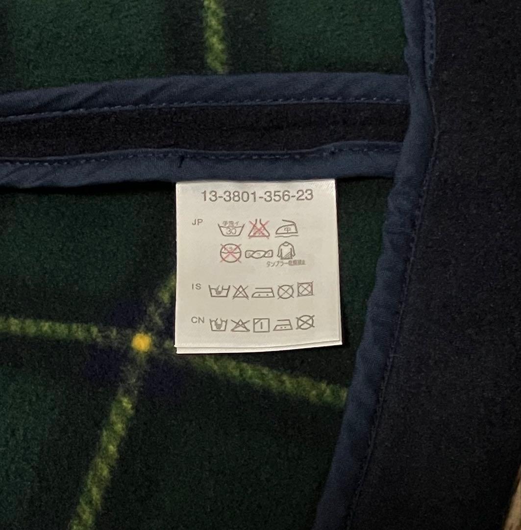 【未使用に近い】MIKI HOUSE ネイビーダッフルコート　120