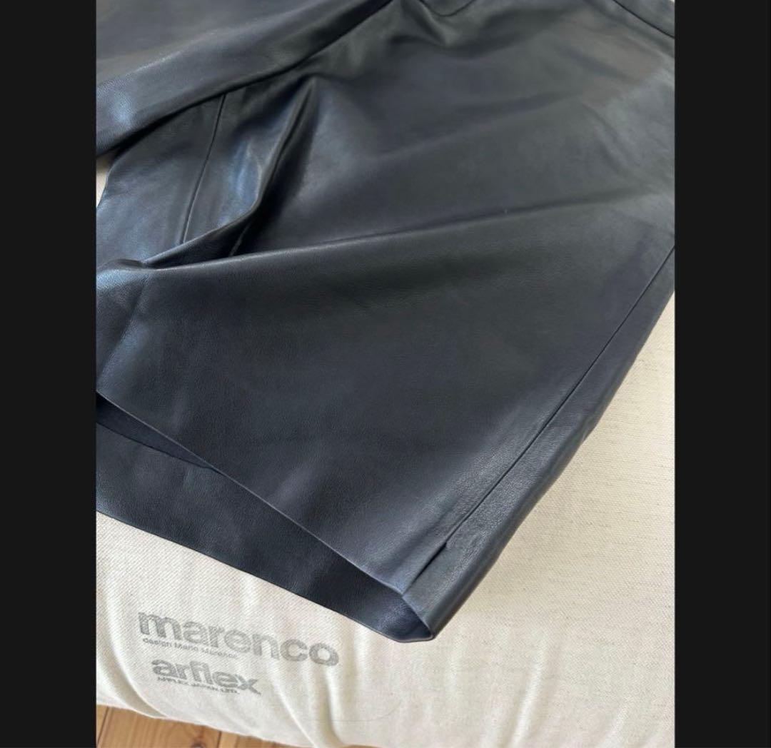 【お値下中】oksoon オクスン フェイクレザーハーフパンツ