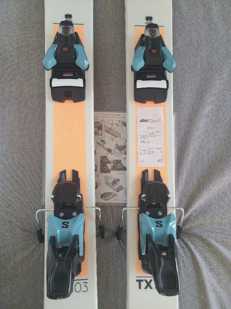 189cm KASTLE TX103中古/SALOMON Strive12新品