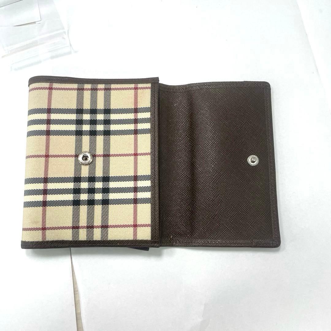 BURBERRY バーバリー ノバチェック 二つ折り財布 コンパクトウォレット