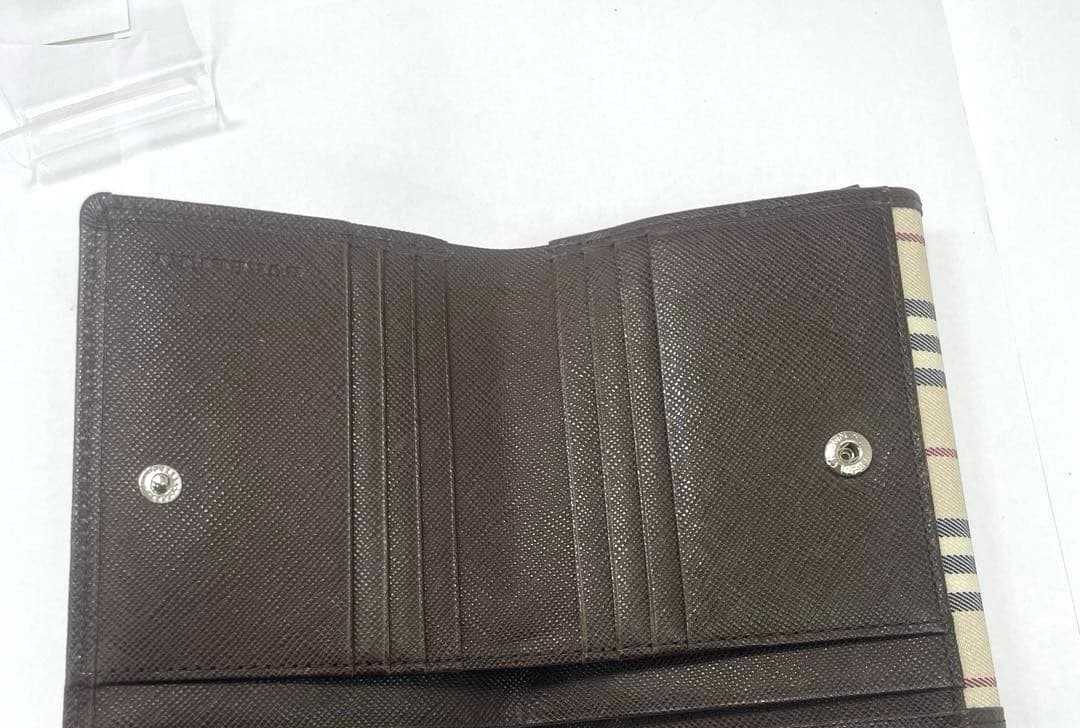 BURBERRY バーバリー ノバチェック 二つ折り財布 コンパクトウォレット