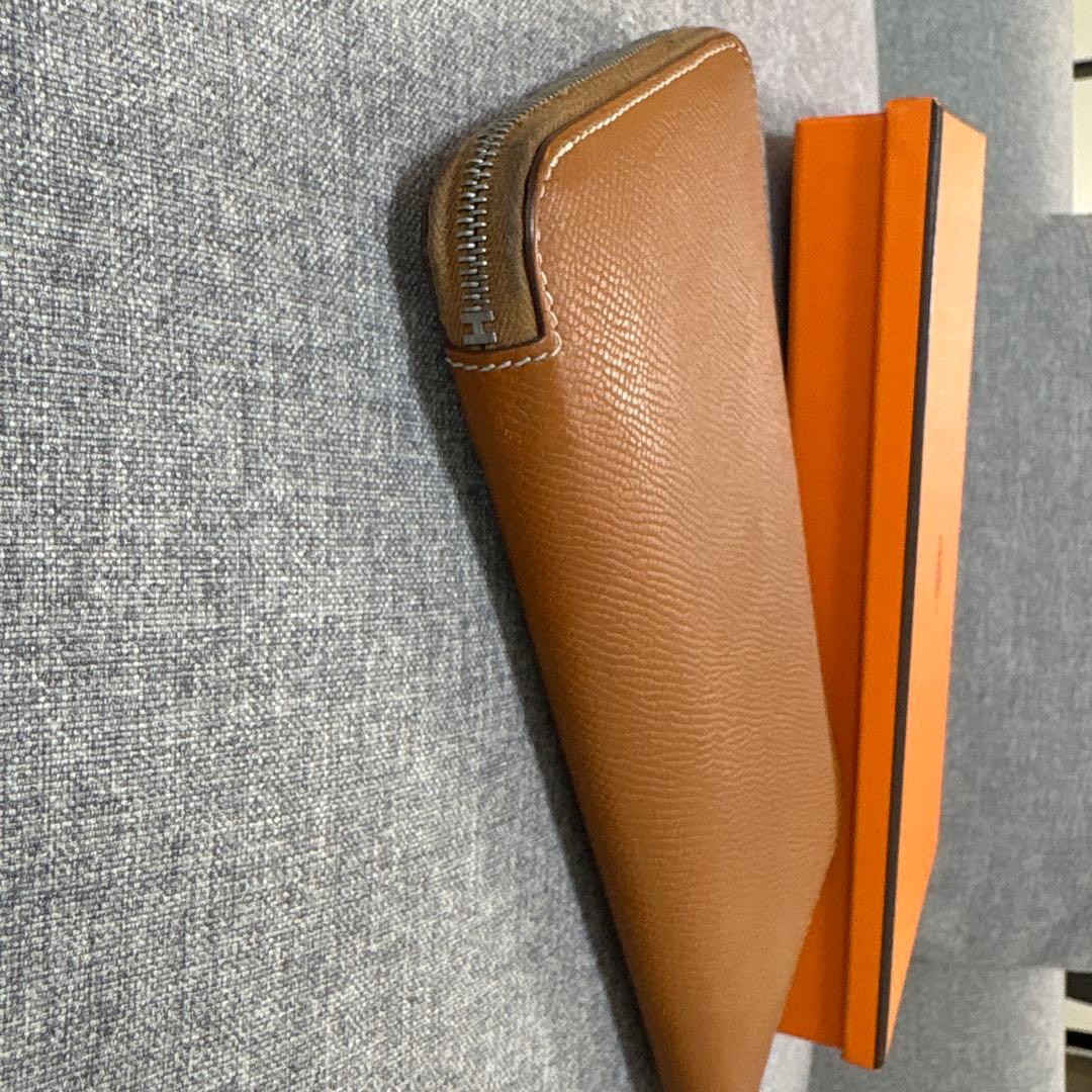 HERMES エルメス　アザップシルクイン長財布