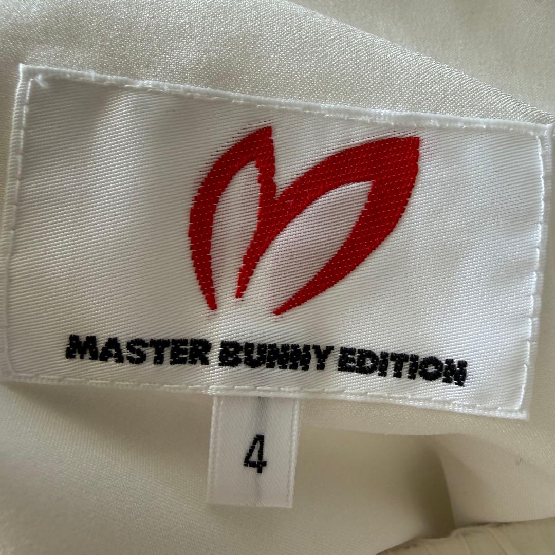 マスターバニー　パンツ　裏地付き　白　M〜L相当　ホワイト　ストレッチ素材　4