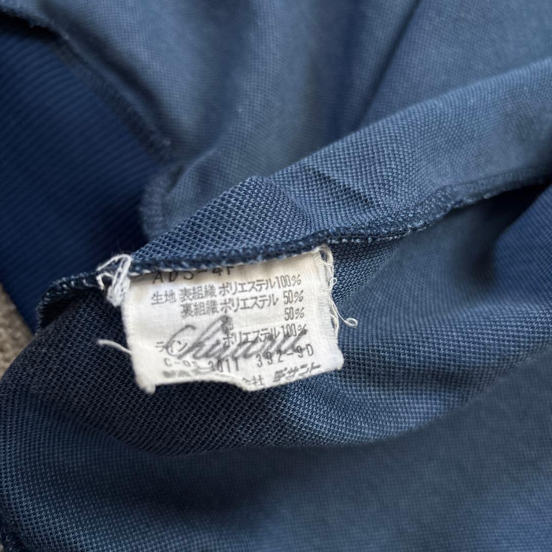 デサント adidas アディダス トラックジャケット 4号 M ネイビー