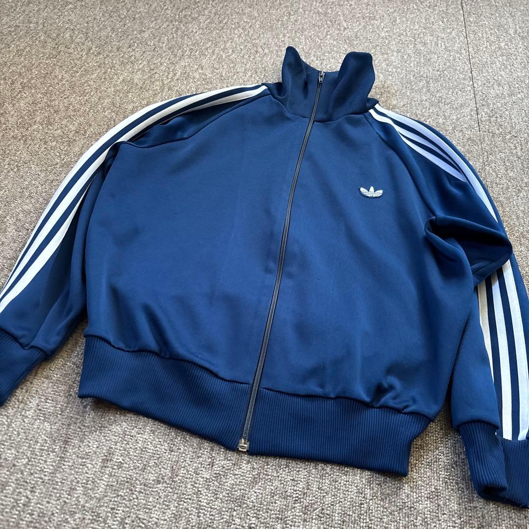 デサント adidas アディダス トラックジャケット 4号 M ネイビー