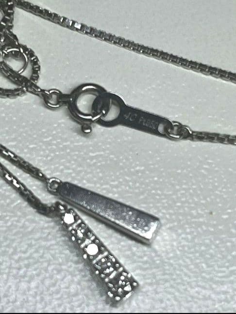 M*a様 4°C プラチナ　ダイヤモンド　ネックレス　7グラム