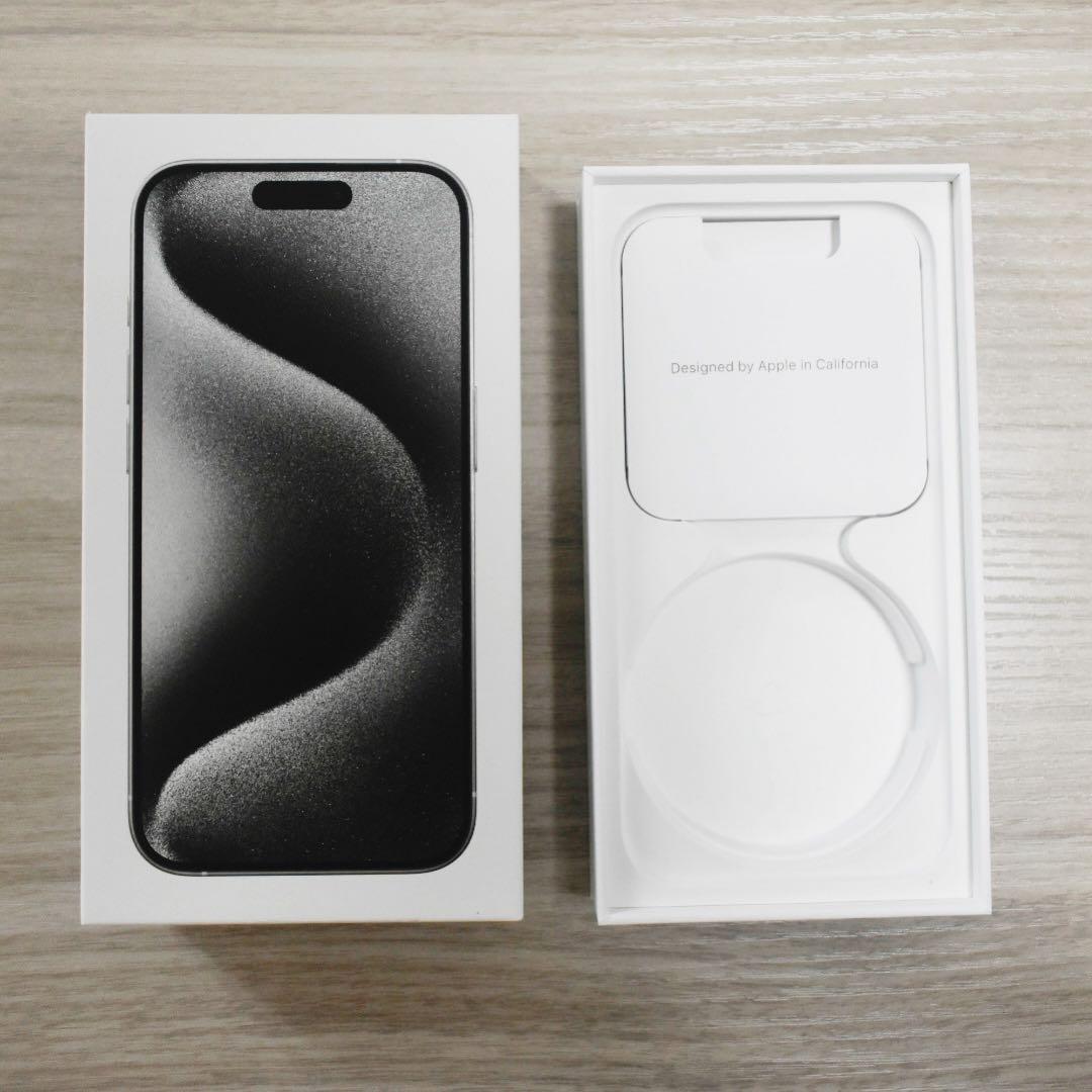 iPhone15Pro 512GB ホワイトチタニウム