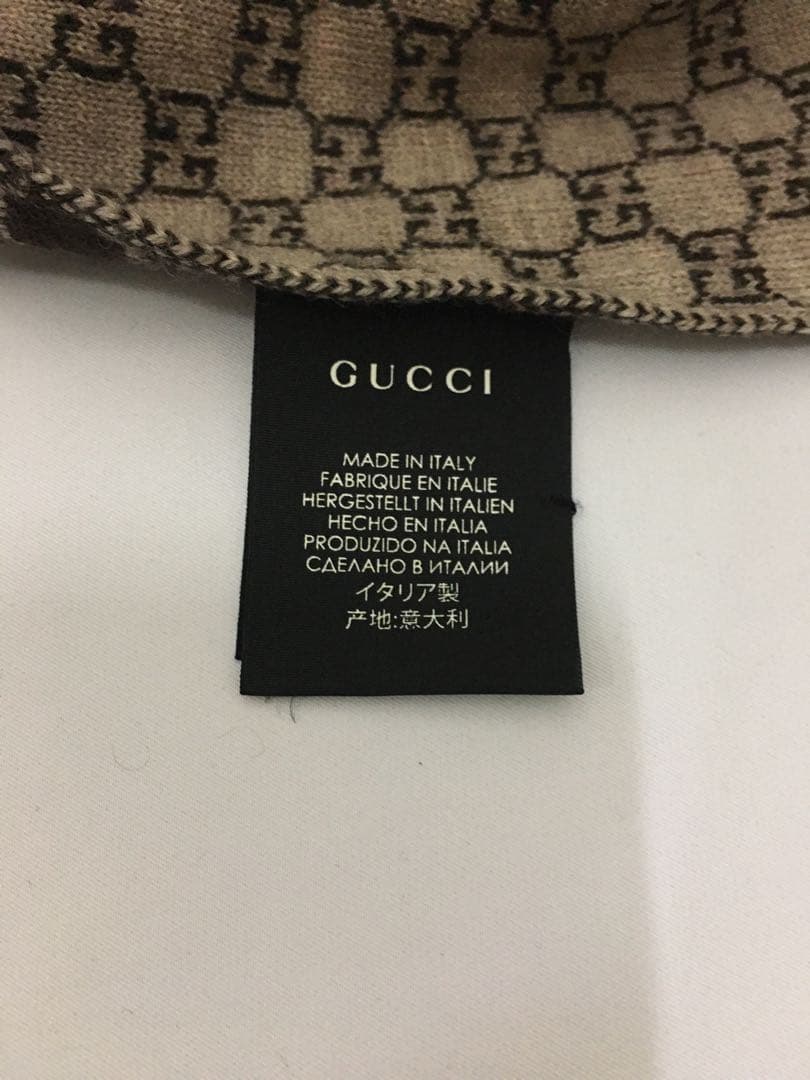 GUCCI ニットマフラー