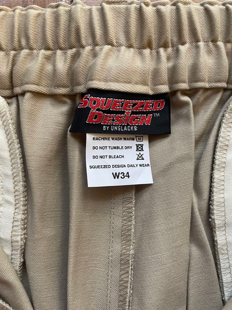 パンツ SQUEEZED DESIGN BY UNSLACKS 2TUCK CHINO
