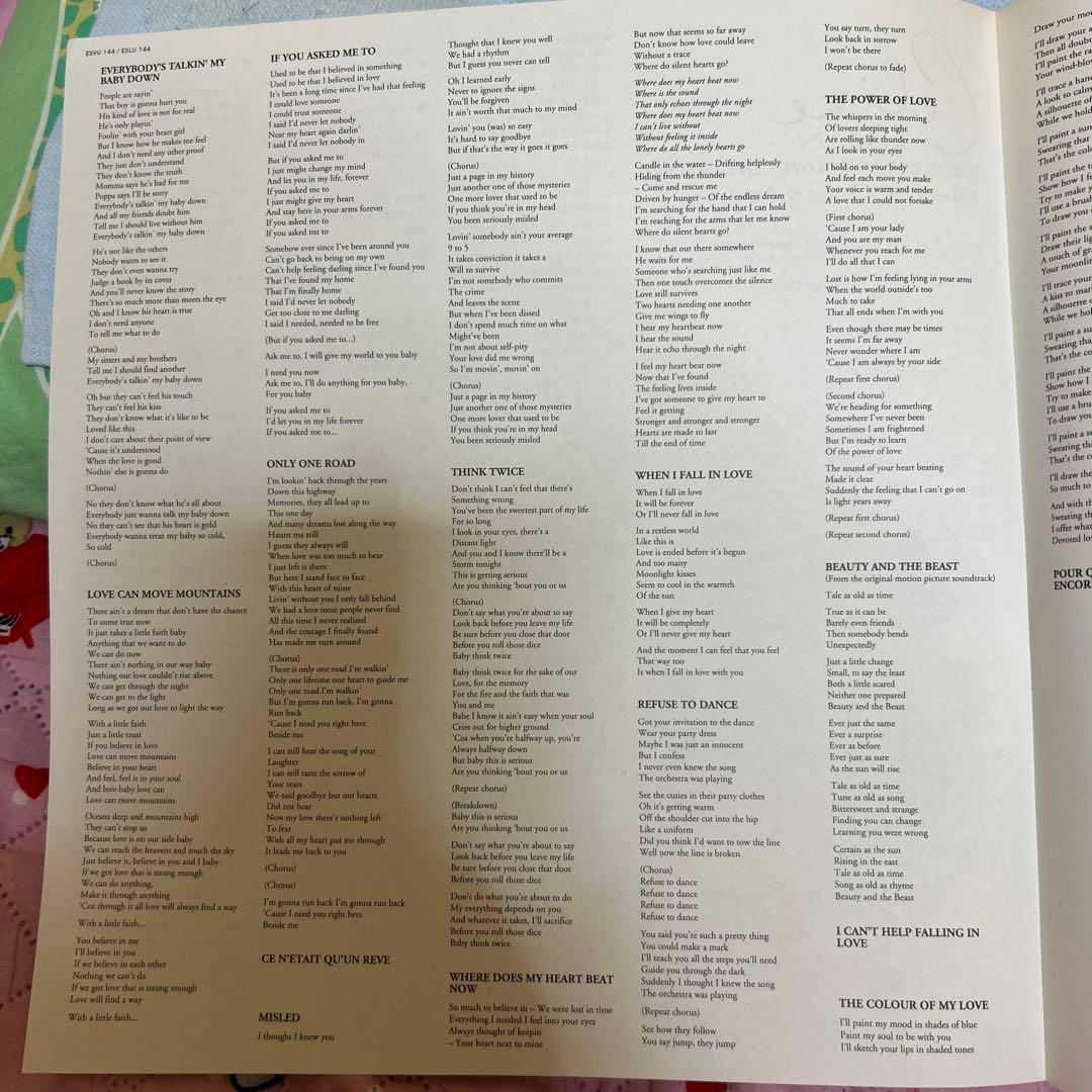 THE COLOUR OF MY LOVE セリーヌ・ディオン/ライブ！LD