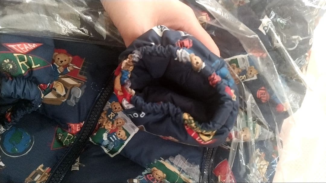 Polo Ralph Lauren ポロベア　ネイビー ダウンジャケット　5T