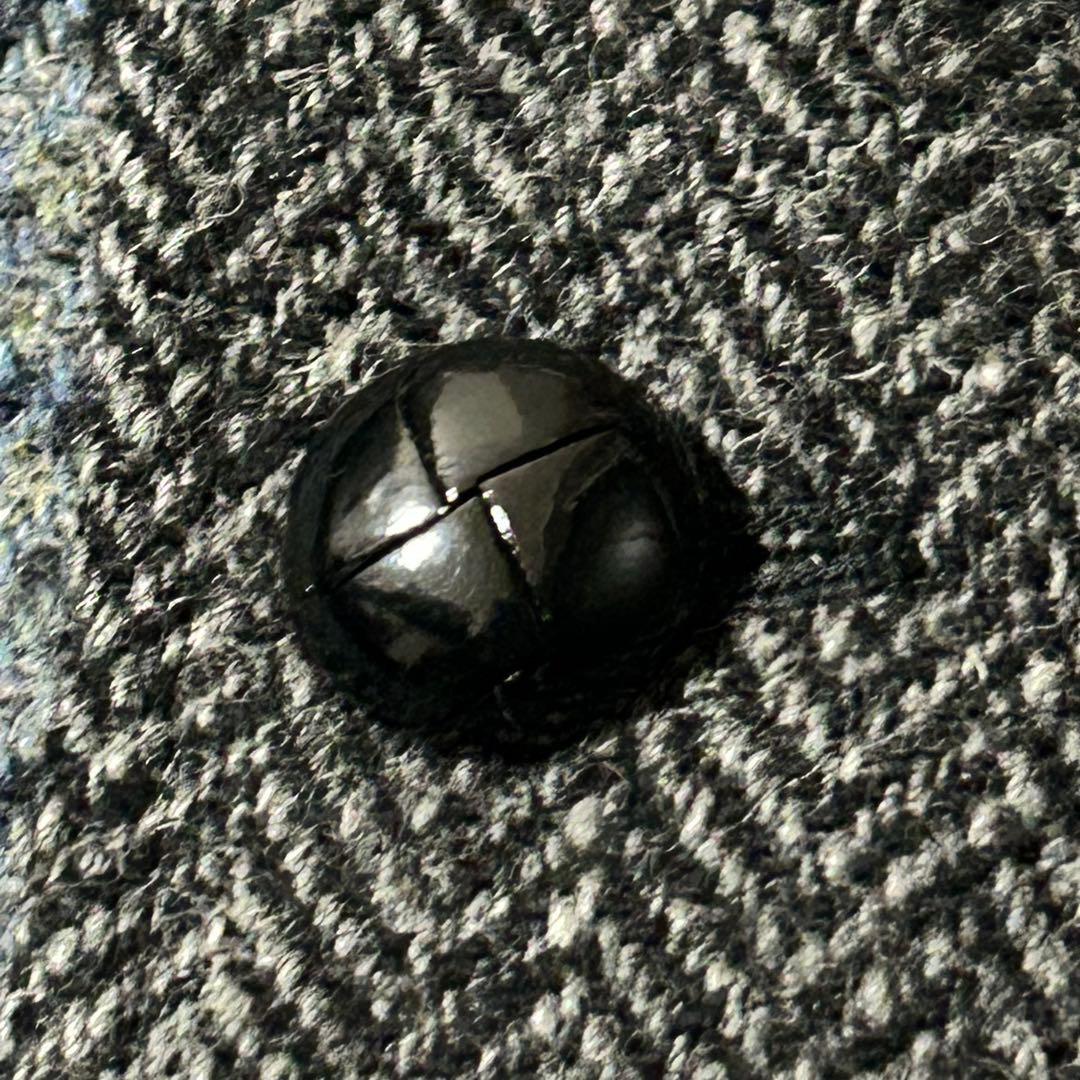 ビューティーアンドユース テーラードジャケット ハリスツイード ヘリンボーン L