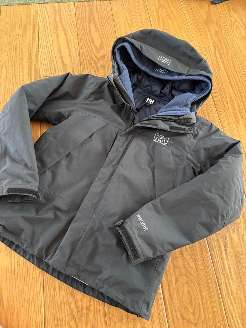 へリーハンセン　ジップインジップ　ジャケット　ヘリーテック　防水透湿素材　L