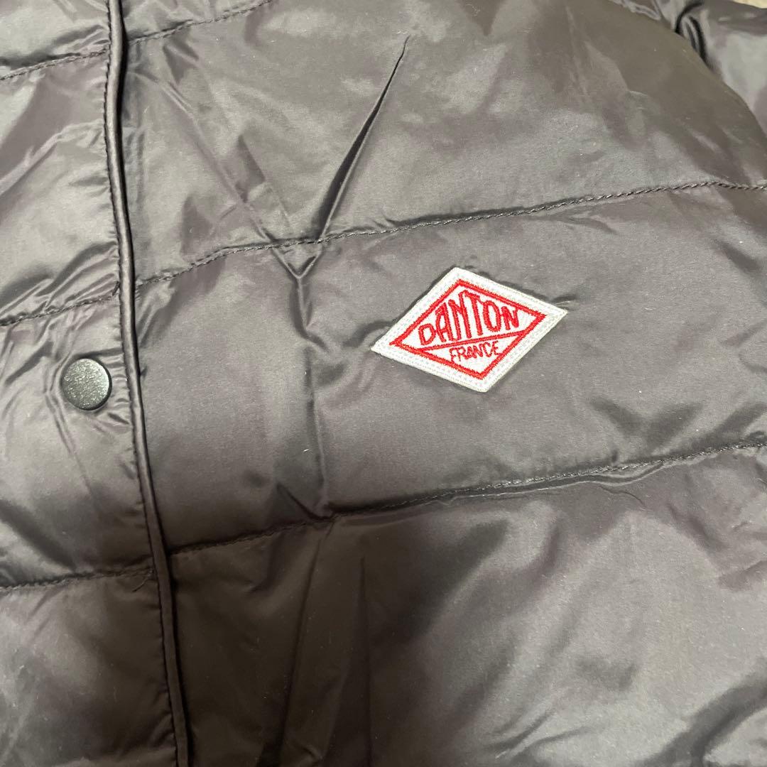DANTON キルティングベスト Lサイズ　ブラック