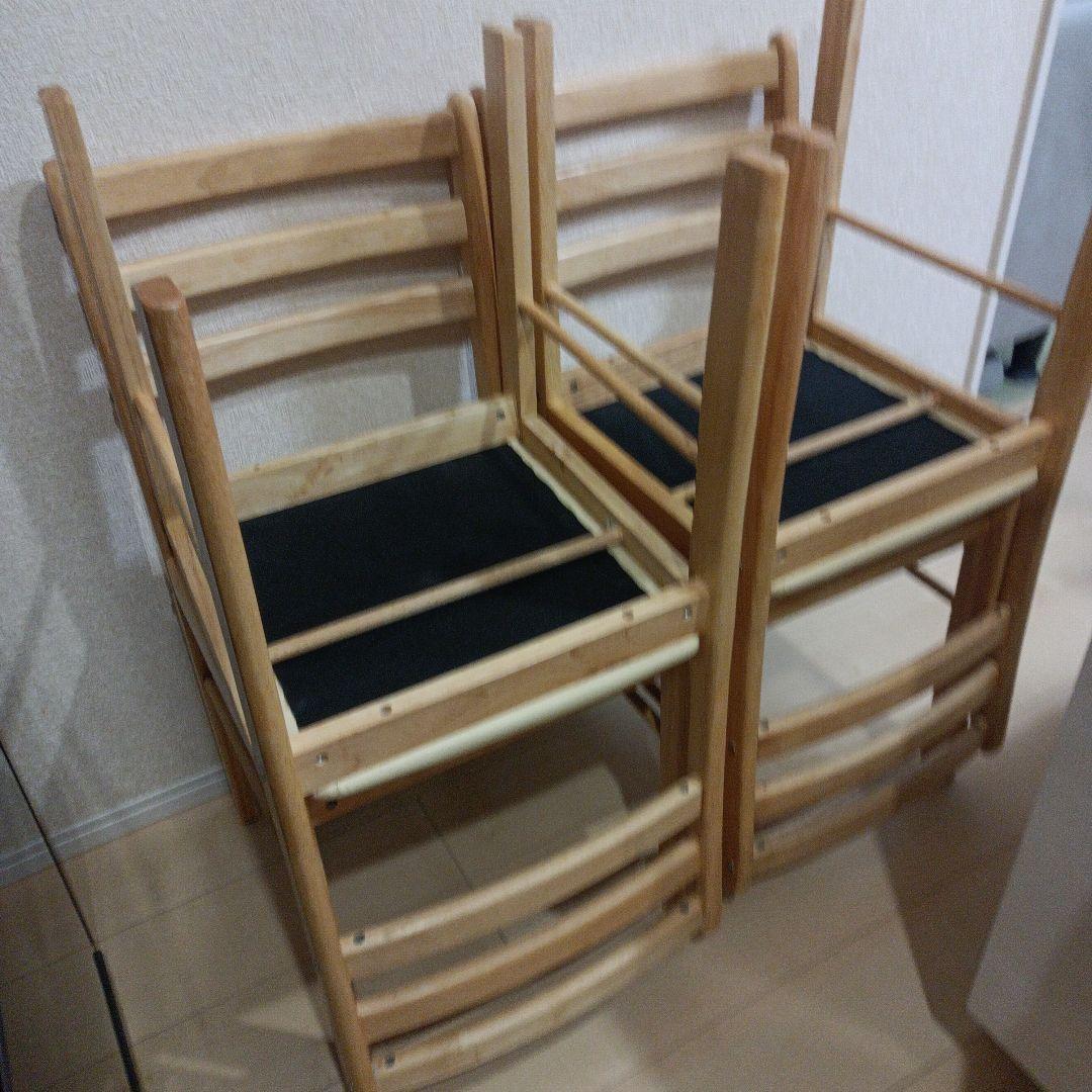 TORINO　木製ダイニングチェアー（4脚セット）　　北欧風デザイン