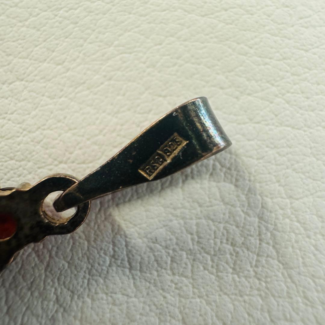 ガーネット イヤリング ペンダントトップ シルバー925 3点セット