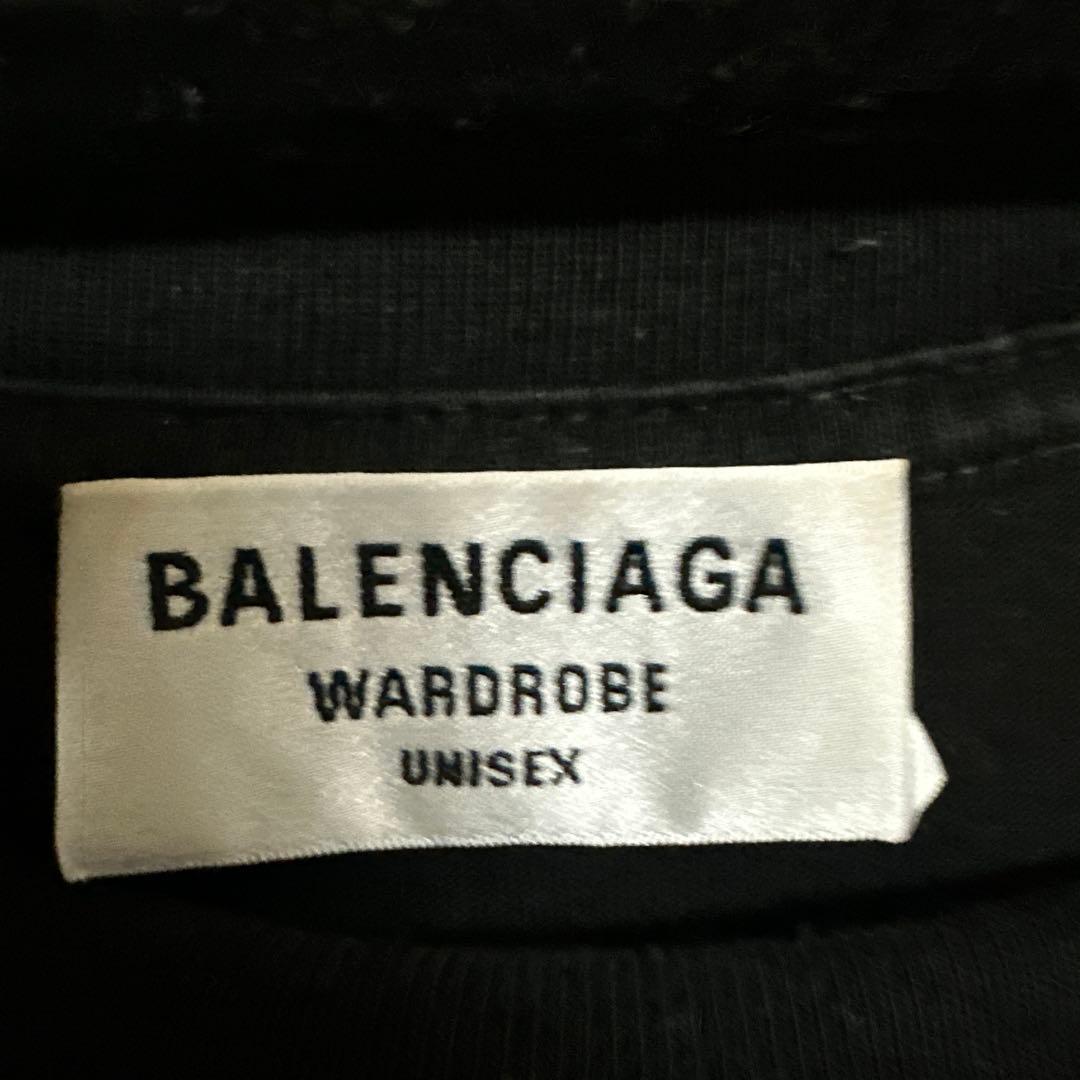 BALENCIAGA ピクセルロゴTシャツ