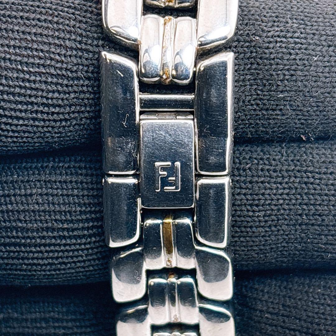 【稼働】 フェンディ 腕時計 900G デイト コンビ クォーツ インデックス